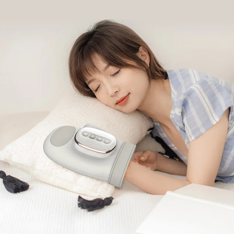 HandEase™ Electric Hand Massager – Cordless Airbag Compression & Warm Heating Glove Massager for Palm and Finger Relaxation, Perfect Gift for Stress Relief & Hand Care