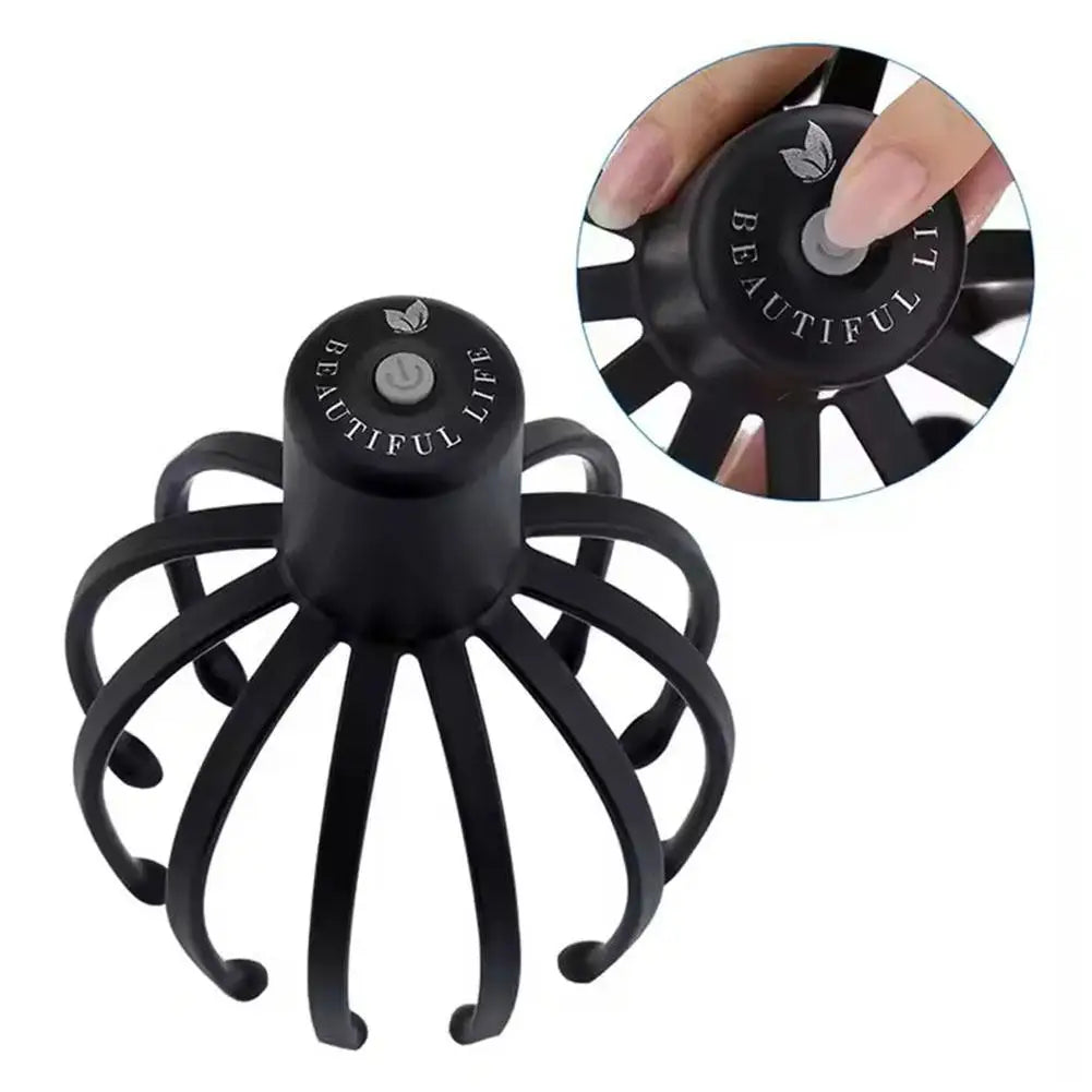 Electric Octopus Claw Scalp Massager™ – Hands-Free, Rechargeable Stress Relief & Therapeutic Stimulation for Head and Hair Relaxation