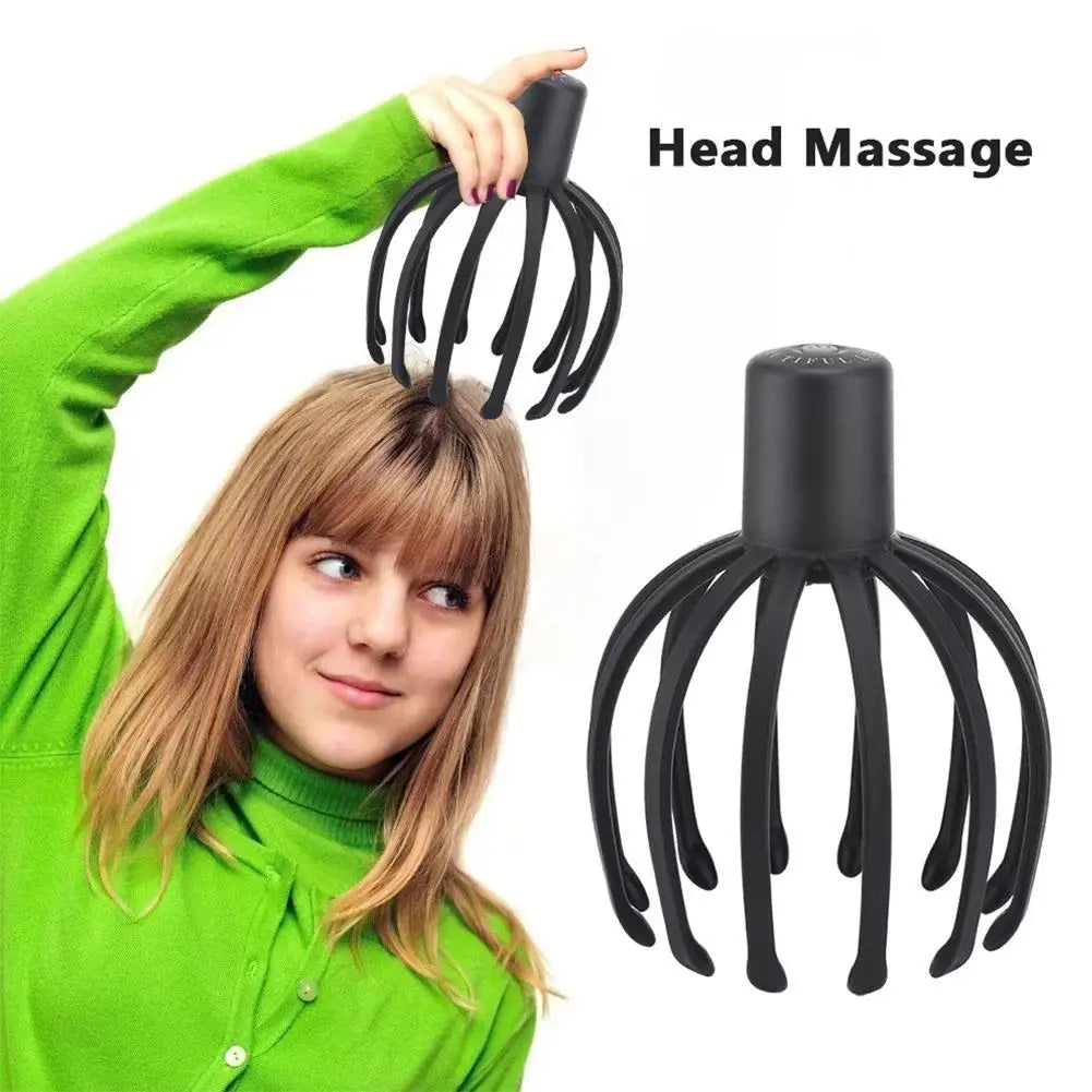 Electric Octopus Claw Scalp Massager™ – Hands-Free, Rechargeable Stress Relief & Therapeutic Stimulation for Head and Hair Relaxation