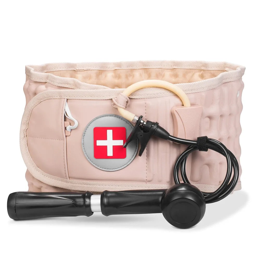 SpineRelief™ Adjustable Decompression Brace – Air Traction Spinal Support Belt for Osteoporosis, Scoliosis, and Lower Back Pain Relief, Ideal for Seniors and Posture Correction