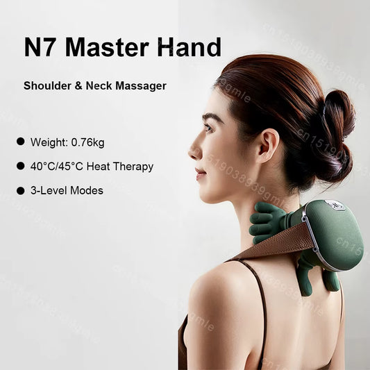 Neck Massager™ with Red Light & Heat
