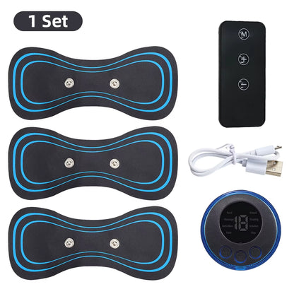 PulseRelief™ Electric Neck Massager – EMS Muscle Stimulator with Low-Frequency Therapy, Multifunction Mini Device for Neck, Back, Calf, and Joint Pain Relief