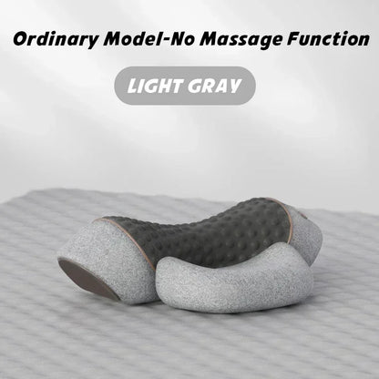 NeckEase™ Electric Cervical Massager Pillow – Hot Compress, Vibration Massage, and Neck Traction with Memory Foam for Relaxation, Sleep, and Spine Support