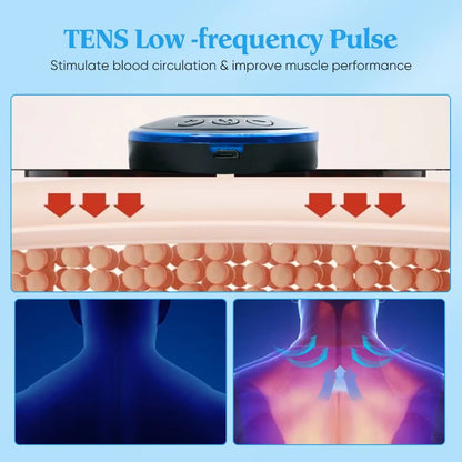 PulseRelief™ Electric Neck Massager – EMS Muscle Stimulator with Low-Frequency Therapy, Multifunction Mini Device for Neck, Back, Calf, and Joint Pain Relief