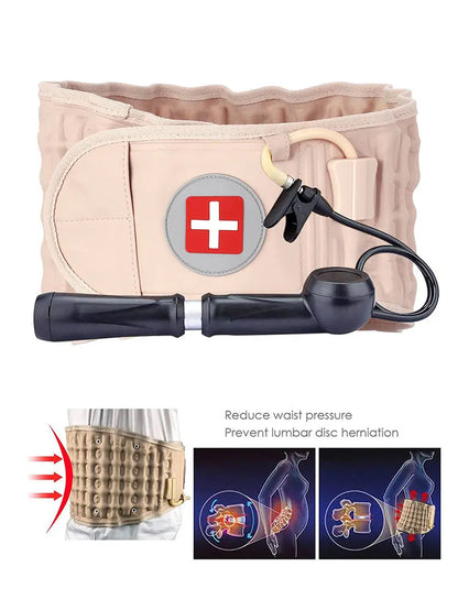 SpineRelief™ Adjustable Decompression Brace – Air Traction Spinal Support Belt for Osteoporosis, Scoliosis, and Lower Back Pain Relief, Ideal for Seniors and Posture Correction